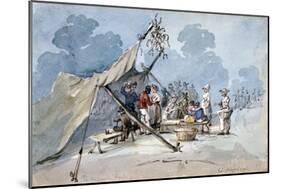 View of People Attending Peckham Fair, London, C1820-George Shepherd-Mounted Giclee Print