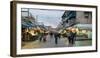View of people in market, Mahane Yehuda Market, Jerusalem, Israel-null-Framed Photographic Print