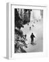 View of People Skiing at Steven's Pass-Ralph Crane-Framed Photographic Print