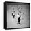 View of People Skiing at Steven's Pass-Ralph Crane-Framed Stretched Canvas