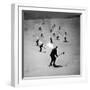 View of People Skiing at Steven's Pass-Ralph Crane-Framed Photographic Print