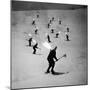 View of People Skiing at Steven's Pass-Ralph Crane-Mounted Photographic Print