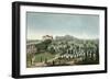 View of Pere Lachaise Cemetery from the Entrance, 1815-Pierre Courvoisier-Framed Giclee Print