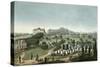 View of Pere Lachaise Cemetery from the Entrance, 1815-Pierre Courvoisier-Stretched Canvas