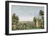 View of Pere-Lachaise Cemetery from the Gothic Chapel-Henri Courvoisier-Voisin-Framed Giclee Print
