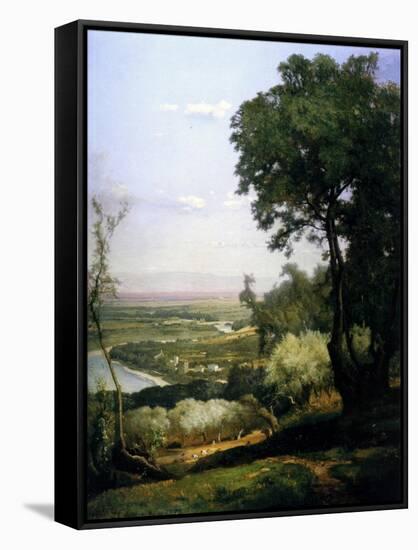 View of Perugia, Italy, 1872-George Inness-Framed Stretched Canvas