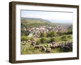 View of Pescina, Abruzzi, Italy, Europe-Oliviero Olivieri-Framed Photographic Print