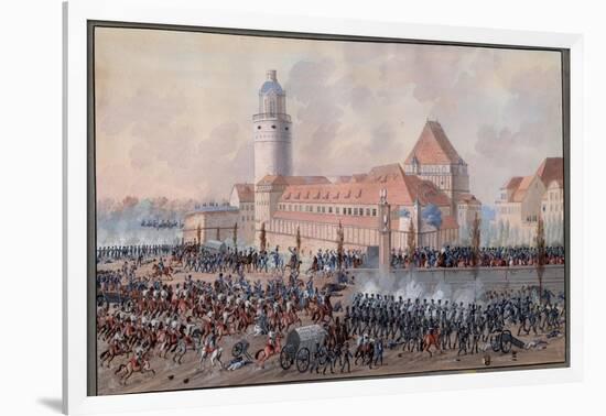 View of Peters Thor in Leipzig, 19th October 1813-Balthasar Wigand-Framed Giclee Print