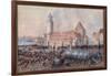 View of Peters Thor in Leipzig, 19th October 1813-Balthasar Wigand-Framed Giclee Print