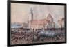 View of Peters Thor in Leipzig, 19th October 1813-Balthasar Wigand-Framed Giclee Print