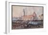 View of Peters Thor in Leipzig, 19th October 1813-Balthasar Wigand-Framed Premium Giclee Print