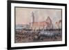 View of Peters Thor in Leipzig, 19th October 1813-Balthasar Wigand-Framed Giclee Print