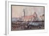 View of Peters Thor in Leipzig, 19th October 1813-Balthasar Wigand-Framed Giclee Print