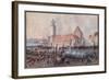 View of Peters Thor in Leipzig, 19th October 1813-Balthasar Wigand-Framed Giclee Print