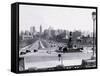 View of Philadelphia from Art Museum Steps-null-Framed Stretched Canvas