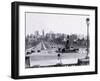 View of Philadelphia from Art Museum Steps-null-Framed Photo