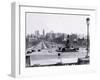 View of Philadelphia from Art Museum Steps-null-Framed Photo