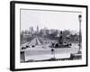 View of Philadelphia from Art Museum Steps-null-Framed Photo