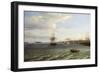 View of Philadelphia, Looking South on the Delaware River-Thomas Birch-Framed Premium Giclee Print
