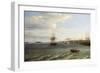 View of Philadelphia, Looking South on the Delaware River-Thomas Birch-Framed Giclee Print