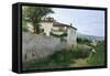 View of Piagentina, 1863-Silvestro Lega-Framed Stretched Canvas