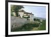 View of Piagentina, 1863-Silvestro Lega-Framed Giclee Print