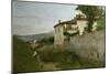 View of Piagentina, 1863-Silvestro Lega-Mounted Giclee Print