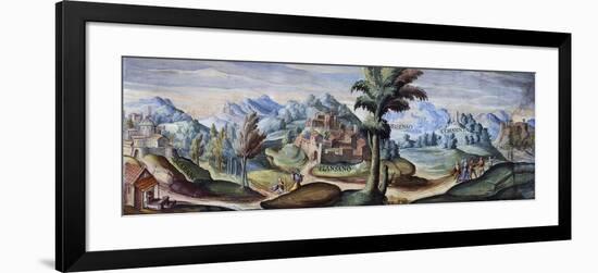 View of Piansano, 1592-Tarquinio Ligustri-Framed Giclee Print