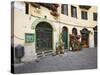 View of Piazza Anfiteatro, Lucca, Italy-Dennis Flaherty-Stretched Canvas