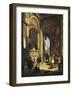 View of Piazza Dei Mercanti, 1844-Angelo Inganni-Framed Giclee Print