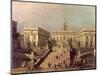 View of Piazza Del Campidoglio and Cordonata, Rome-Canaletto-Mounted Giclee Print