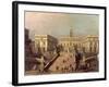 View of Piazza Del Campidoglio and Cordonata, Rome-Canaletto-Framed Giclee Print