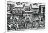 View of Piazza Del Castello, Turin, During Ostension of Holy Shroud, 4th May 1613-Antonio Tempesta-Framed Giclee Print