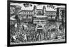 View of Piazza Del Castello, Turin, During Ostension of Holy Shroud, 4th May 1613-Antonio Tempesta-Framed Giclee Print