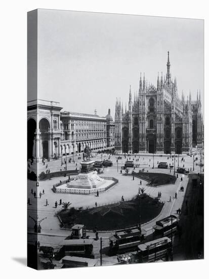 View of Piazza Del Duomo and Cathedral-null-Stretched Canvas