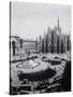 View of Piazza Del Duomo and Cathedral-null-Stretched Canvas