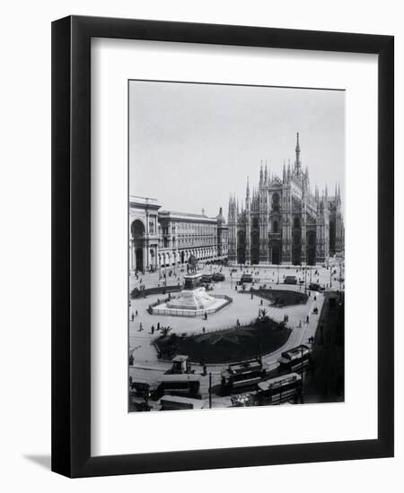 View of Piazza Del Duomo and Cathedral-null-Framed Premium Photographic Print