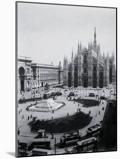 View of Piazza Del Duomo and Cathedral-null-Mounted Photographic Print