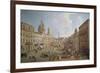 View of Piazza Navona-Gaspar van Wittel-Framed Giclee Print