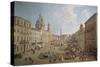 View of Piazza Navona-Gaspar van Wittel-Stretched Canvas