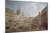 View of Piazza Navona-Gaspar van Wittel-Mounted Giclee Print