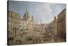 View of Piazza Navona-Gaspar van Wittel-Stretched Canvas