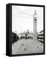 View of Piazza S. Marco 1880-1920-null-Framed Stretched Canvas
