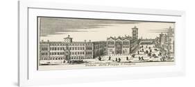 View of Piazza San Crispino and Ferrara Cathedral, Italy, 18th Century-null-Framed Giclee Print