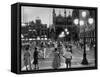 View of Piazza San Marco at Dusk-Dmitri Kessel-Framed Stretched Canvas