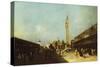 View of Piazza San Marco in Venice-Francesco Guardi-Stretched Canvas