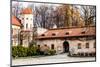 View of Pieskowa Skala Castle and Garden, Medieval Building near Krakow, Poland-Curioso Travel Photography-Mounted Photographic Print