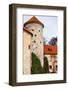 View of Pieskowa Skala Castle and Garden, Medieval Building near Krakow, Poland-Curioso Travel Photography-Framed Photographic Print