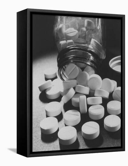 View of Pills in Production-Walter Sanders-Framed Stretched Canvas