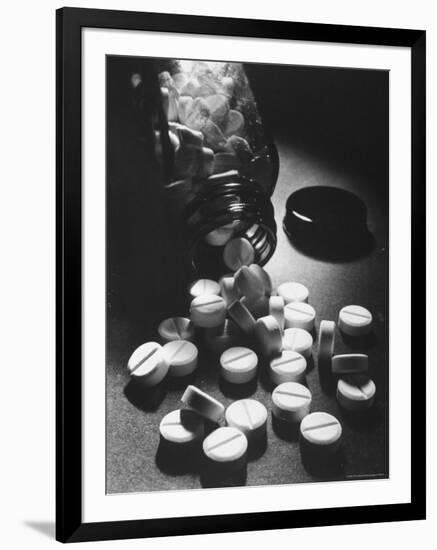 View of Pills in Production-Walter Sanders-Framed Photographic Print